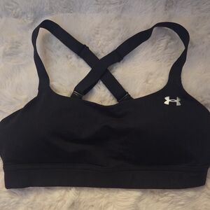 Under Armour Women's Black Crossback Sports Bra